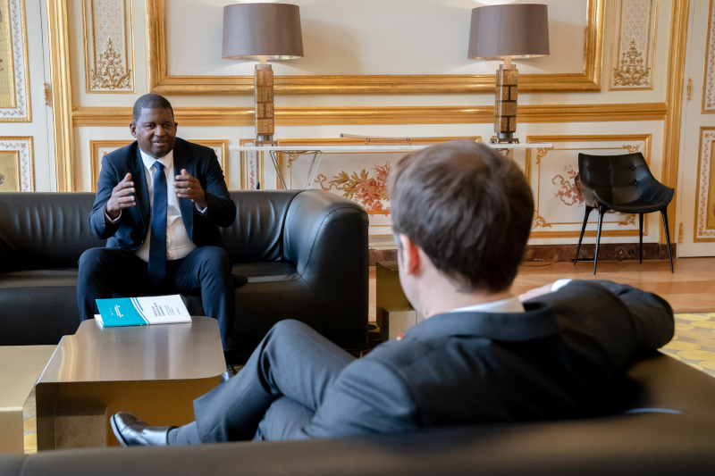 Guy LOSBAR a rencontré Emmanuel MACRON sur les grands dossiers de la Guadeloupe