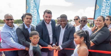 Le Président Guy LOSBAR inaugure la nouvelle piste de l’aérodrome de La Désirade