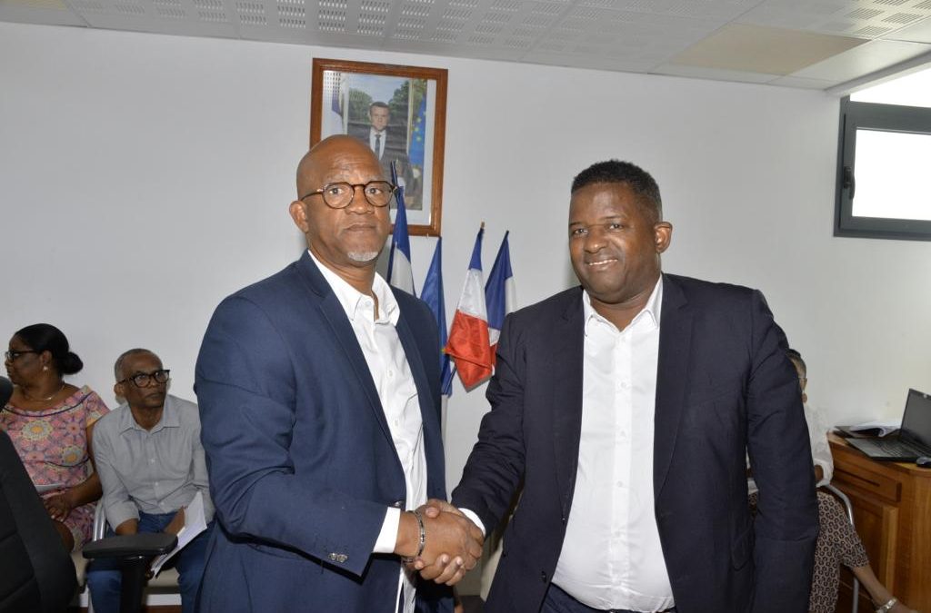 Le Président, Guy LOSBAR, en visite à Vieux-Habitants