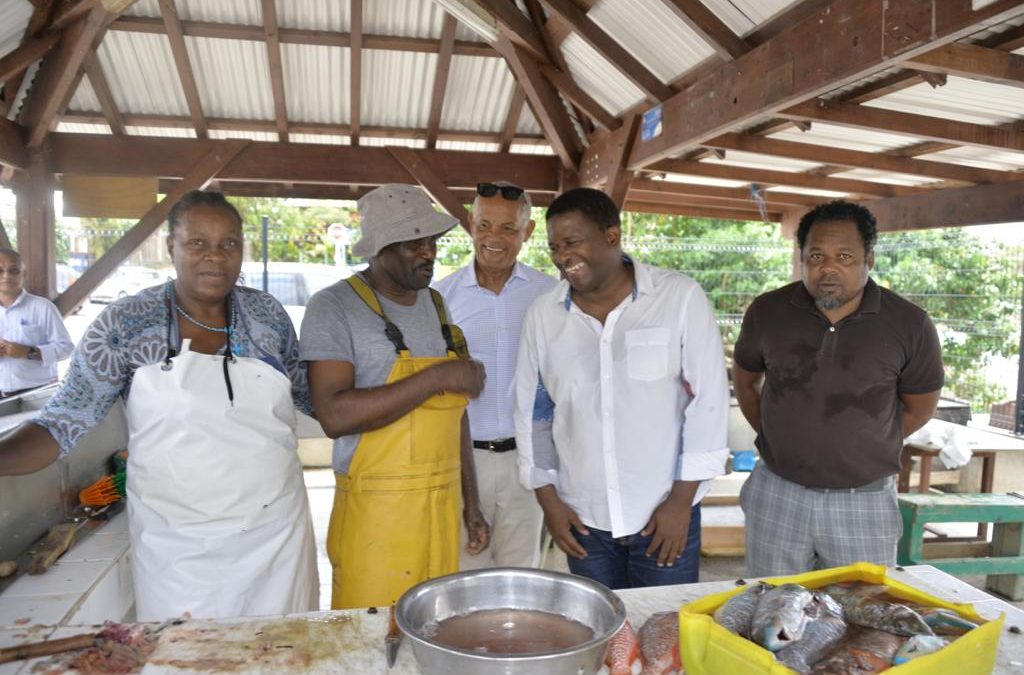 Visite au Port départemental de l’Anse Dumont, Saint Félix, Le Gosier