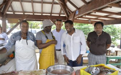 Visite au Port départemental de l’Anse Dumont, Saint Félix, Le Gosier