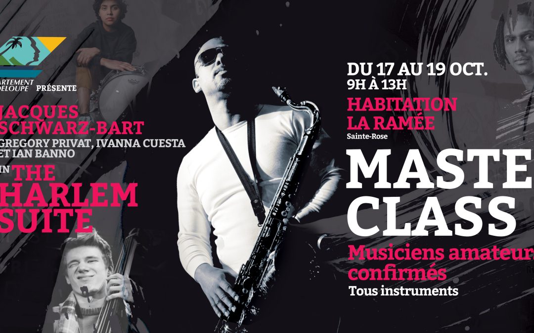 Appel à candidatures Master-class Jacques Schwarz-Bart & Harlem Suite