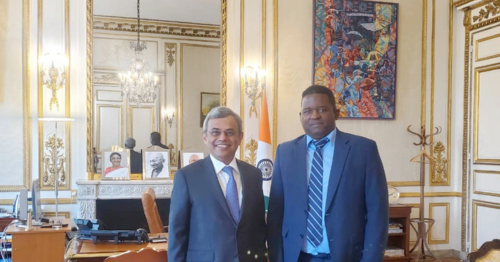 Le Président LOSBAR a rencontré Jawed ASHRAF, Ambassadeur de l’Inde en France