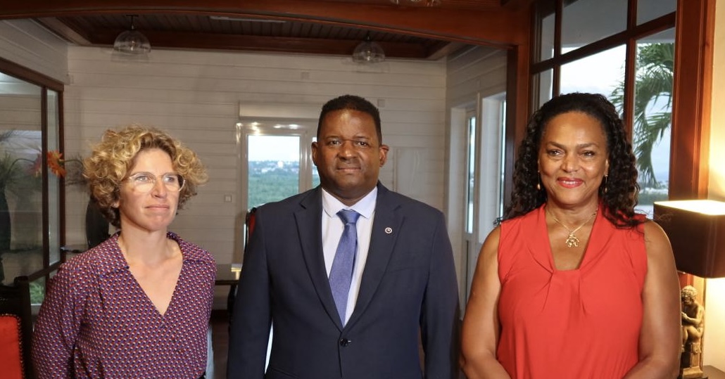 Premiers échanges du Président Guy LOSBAR avec Marie GUÉVENOUX, Ministre déléguée aux Outre-mer