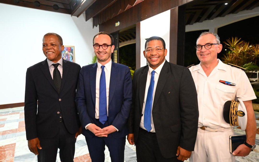 Jean-Philippe COURTOIS et Ferdy LOUISY ont échangé avec Thomas CAZENAVE, Ministre délégué chargé des comptes publics