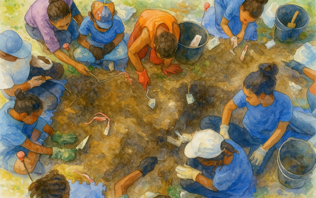 « De la Terre au musée » : une exposition pour montrer le travail des petits archéologues au musée Edgar-Clerc