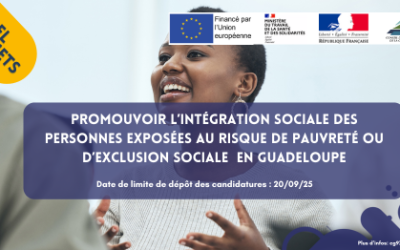 AAP : Promouvoir l’intégration sociale des personnes exposées au risque de pauvreté ou d’exclusion sociale