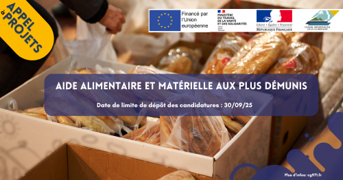 AAP: Aide alimentaire et matérielle aux plus démunis