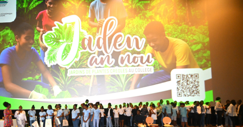JADEN AN NOU : Cérémonie de remise des prix du concours du plus beau jardin de plantes créoles dans les collèges