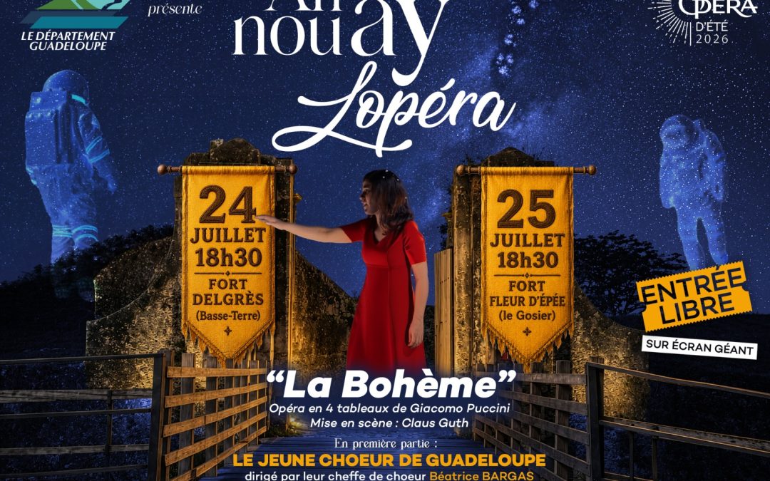 La Bohème de Puccini au programme de la 2e édition An nou ay lopéra